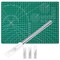 Craft Knife Precision Cutter and Self Healing Cutting Craft Mat Hobby Knife Set with 30 PCS Knife for Art Hobby Craft Scrapbooking Stencil